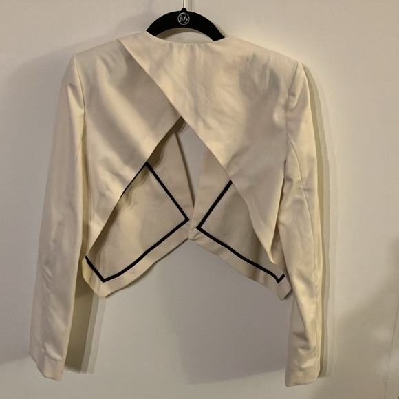 Titania Ingris Geometric blazer Cream/Ecru - Picture 3 of 4